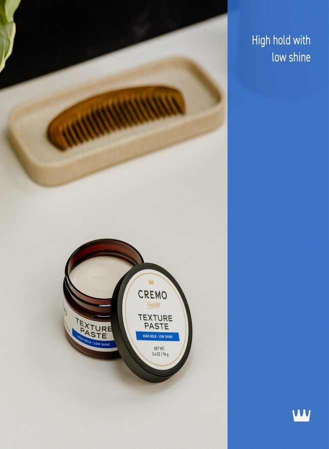 Cremo Hair Styling Texture Paste, Premium Barber Grade Texture Paste for Hair Styling, 3.4 Oz - Image 2